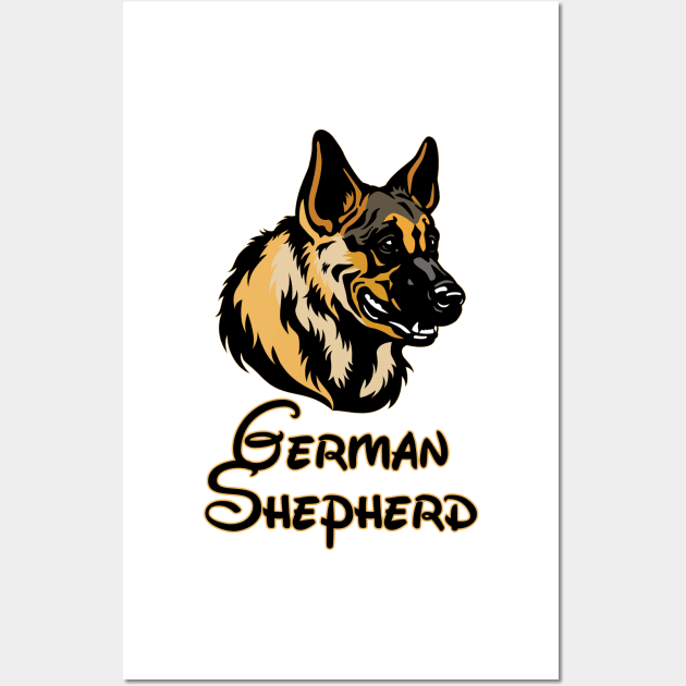 German Shepherd ! Especially for GSD owners! Wall Art by rs-designs